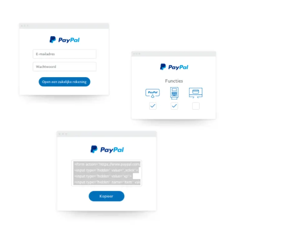 Create a PayPal sales account first, establish an API connection with Buckaroo later 