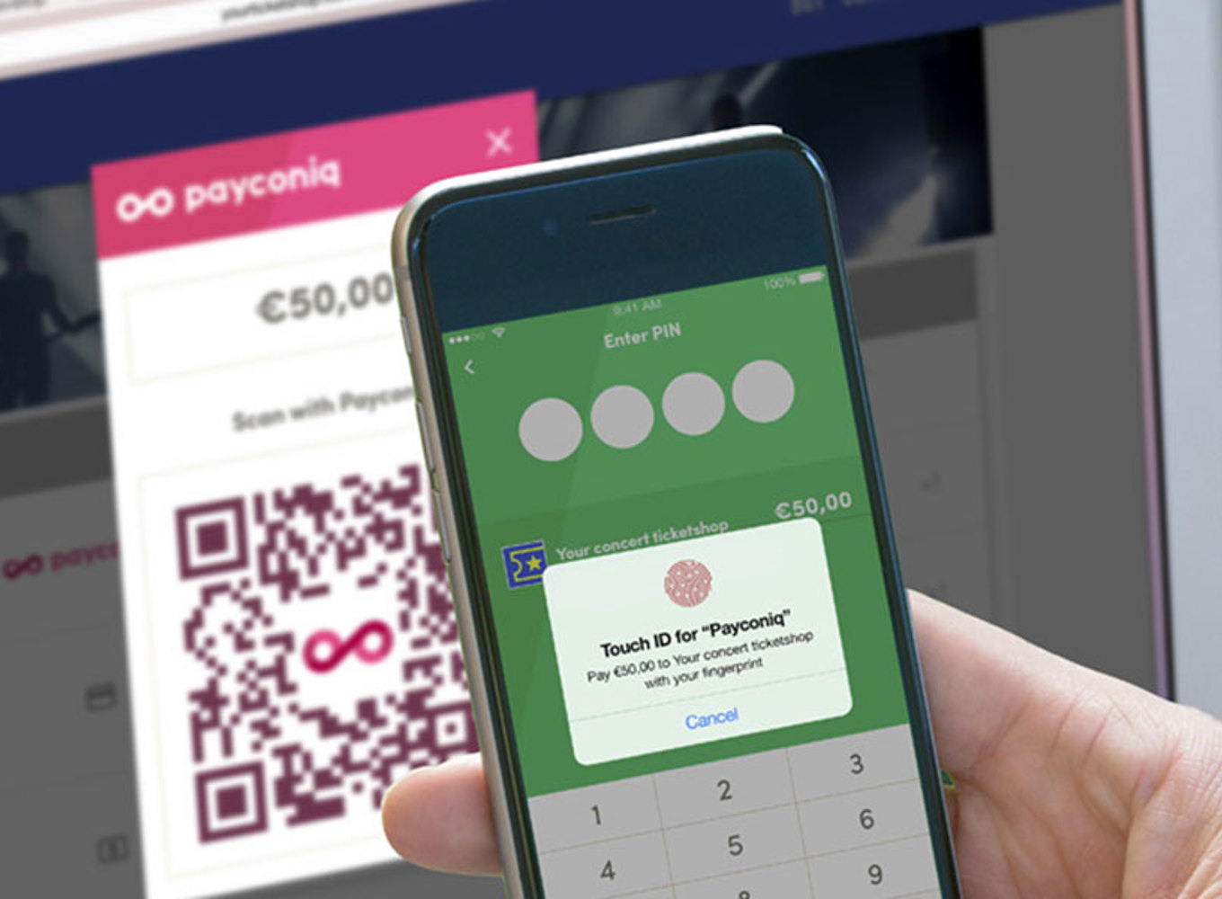 Online betalen via een Payconiq QR-code met je smartphone