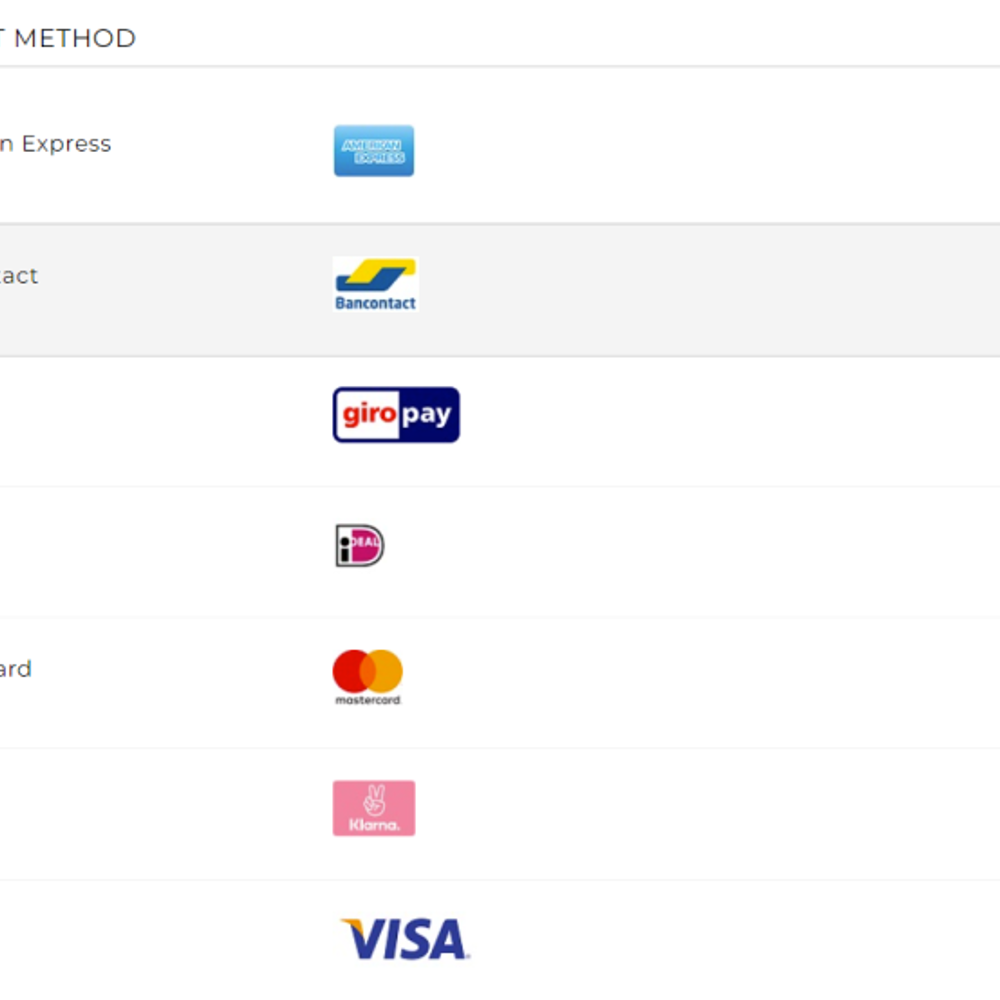 Online payment Nubikk checkout