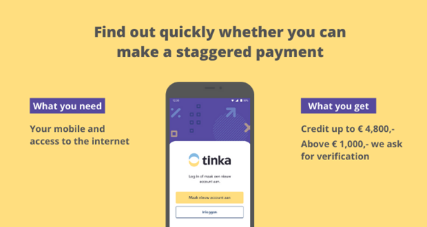 Find out whether you can make a staggered payment
