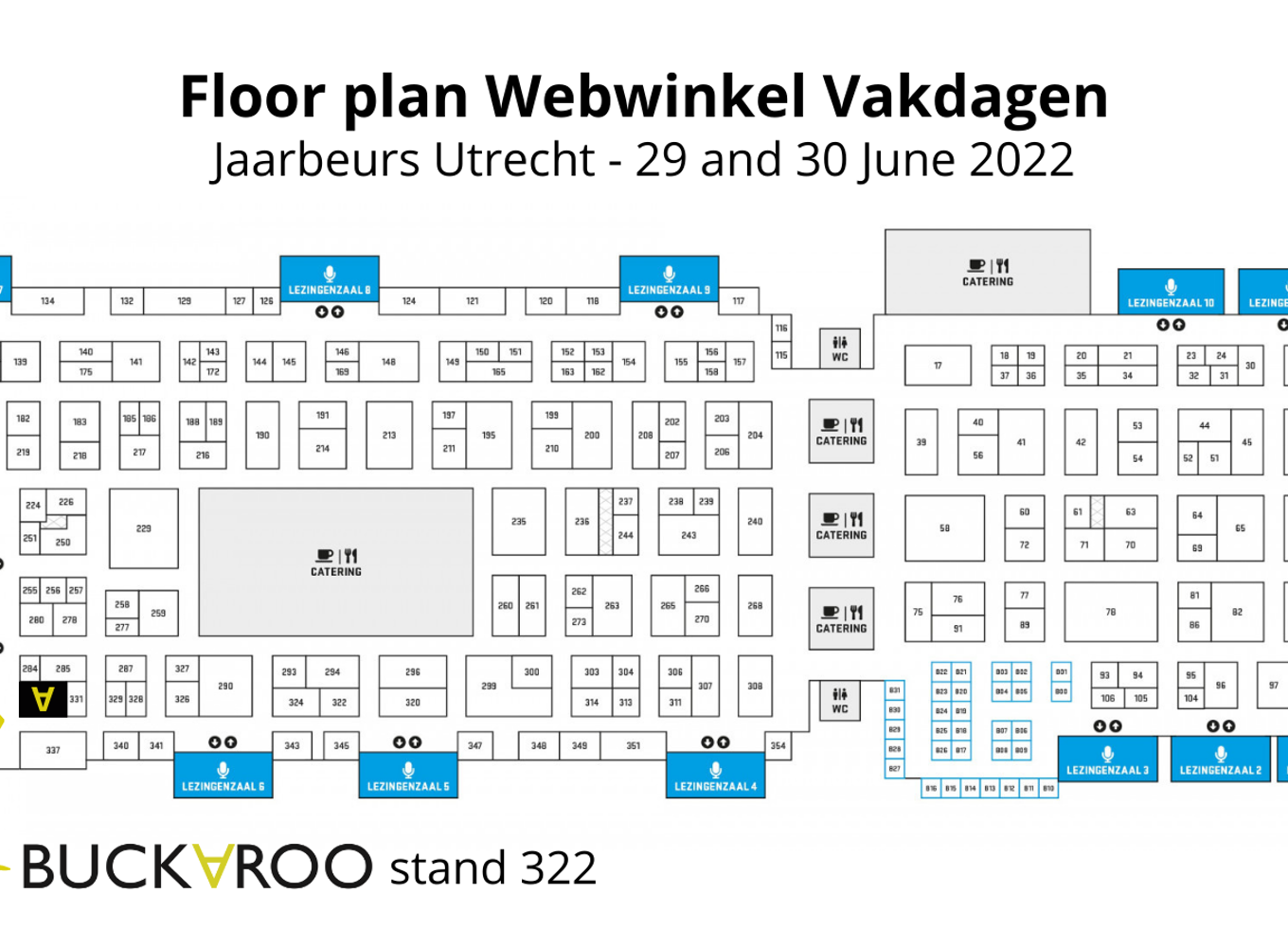 Floor plan WebWinkel Vakdagen 2022