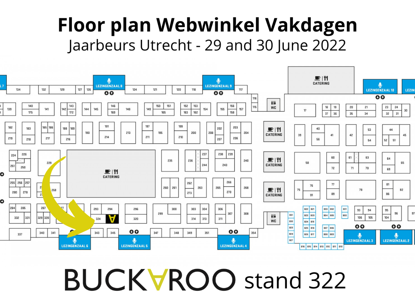 Floor plan WebWinkel Vakdagen 2022