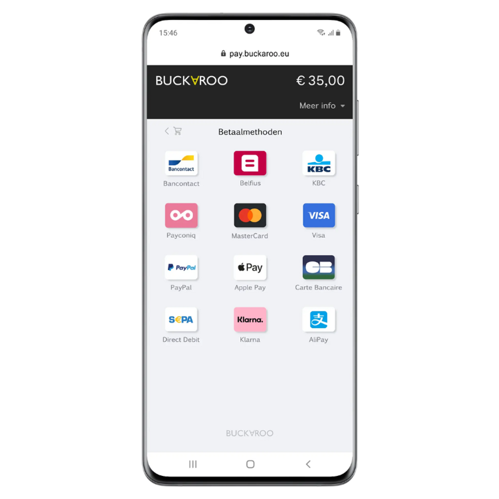 Buckaroo Smart Checkout, zelflerend en mobile friendly.