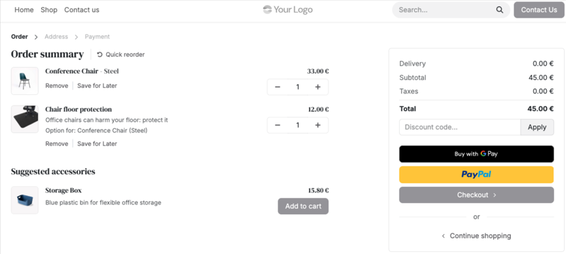 Odoo Checkout - Buckaroo - Payez en ligne