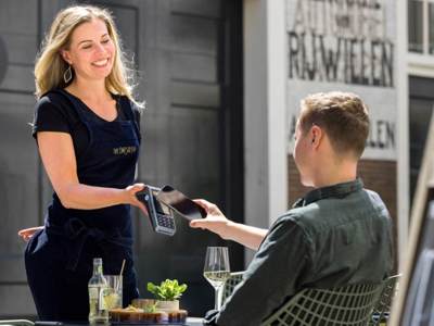 Pinautomaat voor horeca - terras